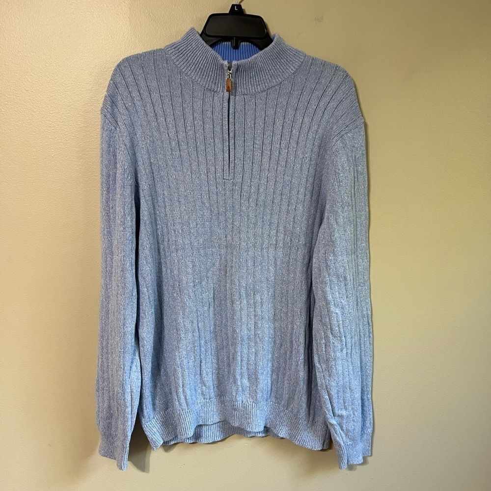 Robert Talbott large blue pullover